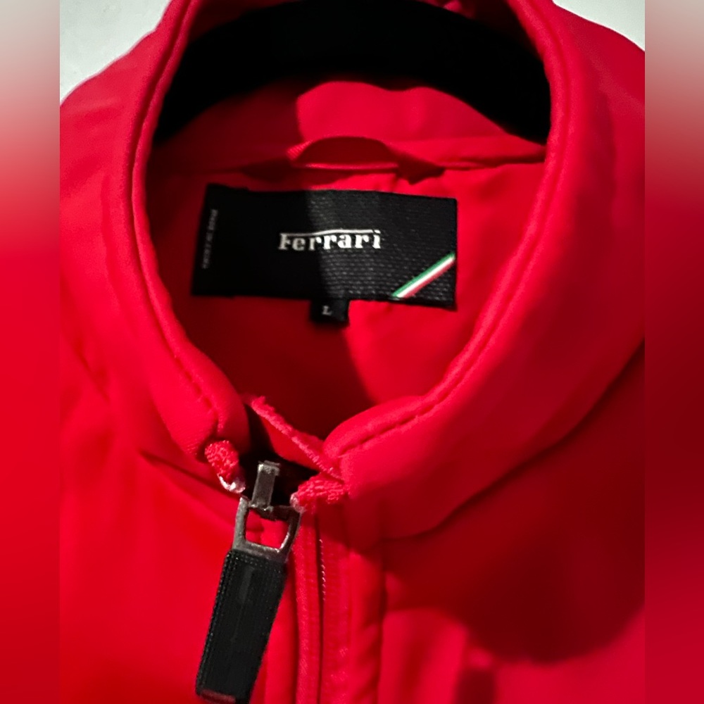 Ferrari red vest